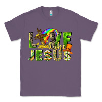 Lavender Love like Jesus Classic Tee - CowGirlArtShop