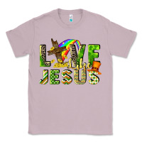Lilac Love like Jesus Classic Tee - CowGirlArtShop