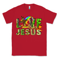 Red Love like Jesus Classic Tee - CowGirlArtShop
