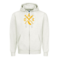 Oatmeal Heather retro oakland baseball emblem vintage oak premium Zipper Hoodie - linhVisuals