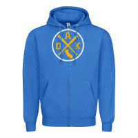 True Royal retro oakland baseball emblem vintage oak premium Zipper Hoodie - linhVisuals