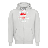 Dove Grey moms against white baseball pants sport lover mothers day Zipper Hoodie - linhVisuals