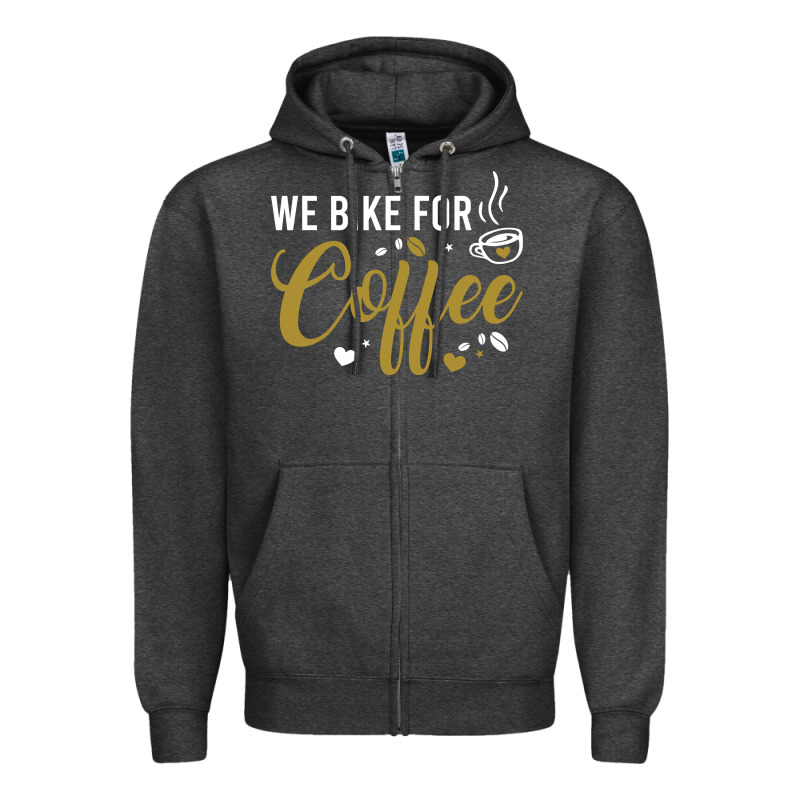 We Bike For Coffee T Shirt Zipper Hoodie by linhVisuals | Teevron