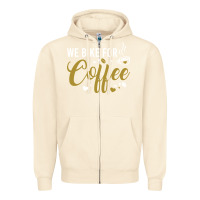 Sandshell we bike for coffee t shirt Zipper Hoodie - linhVisuals