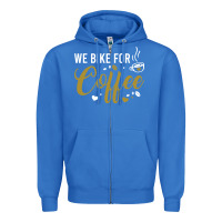 True Royal we bike for coffee t shirt Zipper Hoodie - linhVisuals