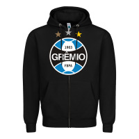 Black the-gremio-pen Zipper Hoodie - linhVisuals