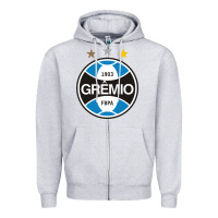Heather Grey the-gremio-pen Zipper Hoodie - linhVisuals