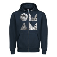 Navy of monsters and men Zipper Hoodie - linhVisuals