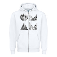 White of monsters and men Zipper Hoodie - linhVisuals