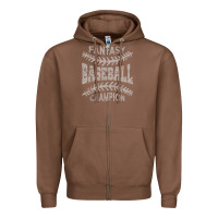 Chestnut fantasy baseball champion distressed Zipper Hoodie - linhVisuals