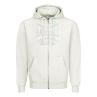 Oatmeal Heather fantasy baseball champion distressed Zipper Hoodie - linhVisuals