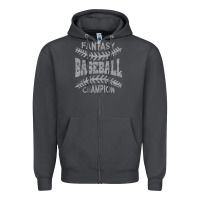 Smoke fantasy baseball champion distressed Zipper Hoodie - linhVisuals