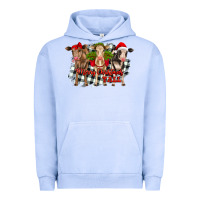 Pigment Grape Ice Merry Christmas Y'all Heifers Urban Hoodie - RanaPortraitStore