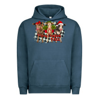 Pigment Midnight Navy Merry Christmas Y'all Heifers Urban Hoodie - RanaPortraitStore