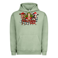 Pigment Oil Green Merry Christmas Y'all Heifers Urban Hoodie - RanaPortraitStore