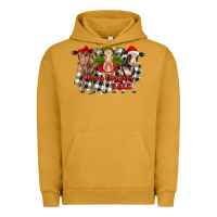 Pigment Peanut Butter Merry Christmas Y'all Heifers Urban Hoodie - RanaPortraitStore