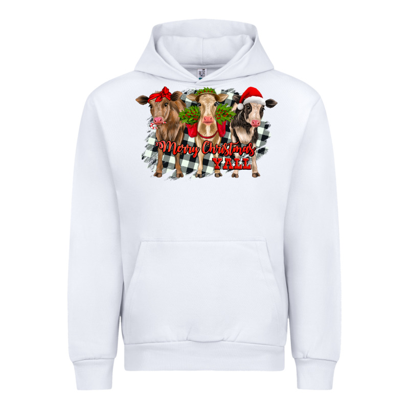 Merry Christmas Y'all Heifers Urban Hoodie by RanaPortraitStore | Teevron