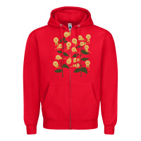 Red Funny Cat Camouflage Zipper Hoodie - linhVisuals