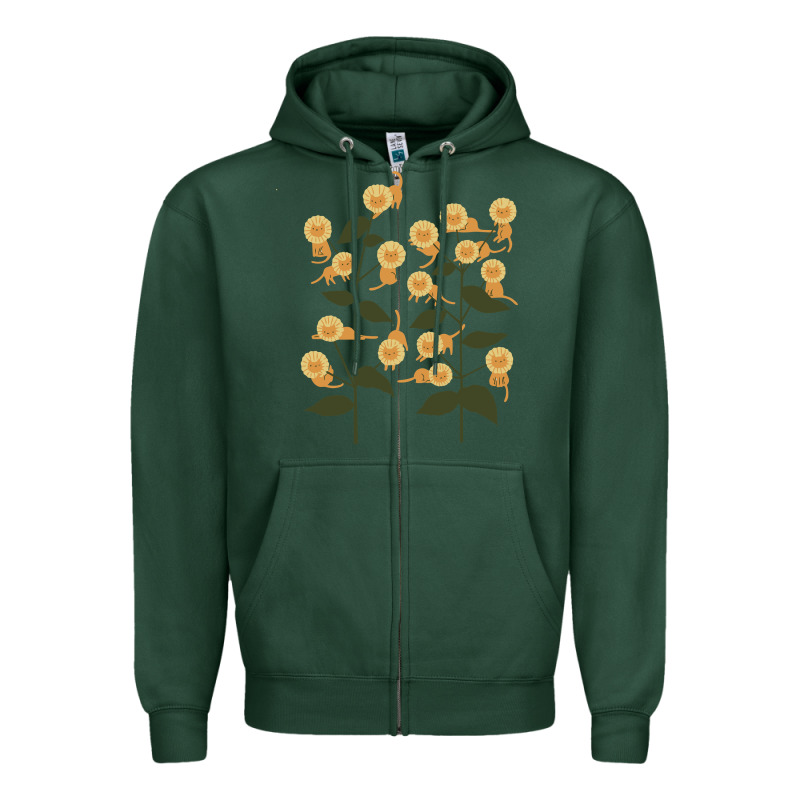 Funny Cat Camouflage Zipper Hoodie by linhVisuals | Teevron