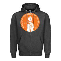 Charcoal Heather california institute of technology Zipper Hoodie - linhVisuals