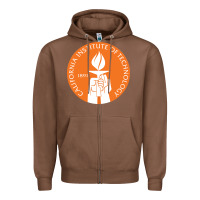 Chestnut california institute of technology Zipper Hoodie - linhVisuals