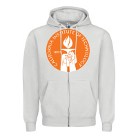 Dove Grey california institute of technology Zipper Hoodie - linhVisuals