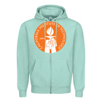 Seafoam california institute of technology Zipper Hoodie - linhVisuals