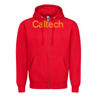 Red california institute of technology Zipper Hoodie - linhVisuals