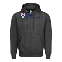 Charcoal Heather penn nursing science Zipper Hoodie - linhVisuals