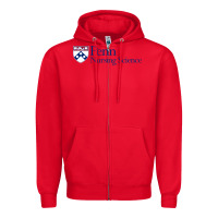 Red penn nursing science Zipper Hoodie - linhVisuals