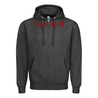 Charcoal Heather stanford athletics Zipper Hoodie - linhVisuals