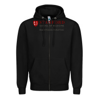 Black stanford school of medicine Zipper Hoodie - linhVisuals