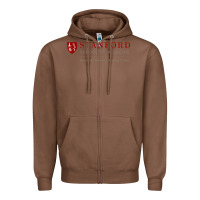 Chestnut stanford school of medicine Zipper Hoodie - linhVisuals