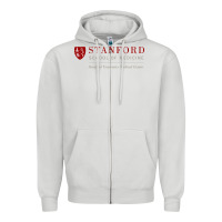 Dove Grey stanford school of medicine Zipper Hoodie - linhVisuals