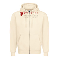 Sandshell stanford school of medicine Zipper Hoodie - linhVisuals