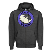 Seal Of Approval Baby Art Zipper Hoodie | Teevron
