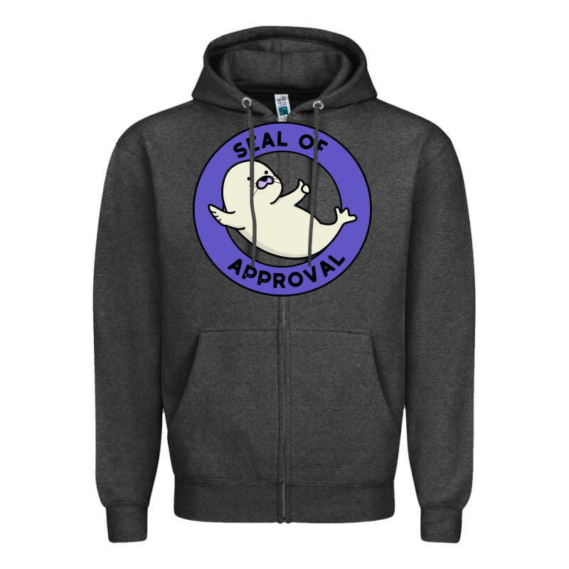 Seal Of Approval Baby Art Zipper Hoodie by linhVisuals | Teevron