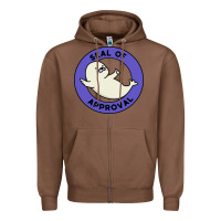 Chestnut seal of approval baby art Zipper Hoodie - linhVisuals