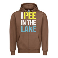 Chestnut i pee in the lake funny summer vacation t shirt Zipper Hoodie - linhVisuals