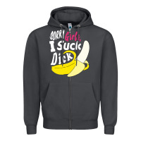 Smoke sorry girls i suck dick Banana Zipper Hoodie - linhVisuals