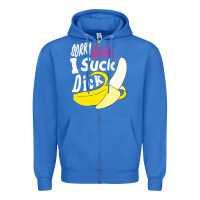 True Royal sorry girls i suck dick Banana Zipper Hoodie - linhVisuals