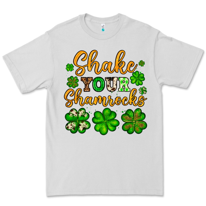 St. Patrick's Shake Your Shamrocks Premium Tee by OliviaCreatesArt | Teevron