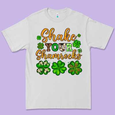 St. Patrick's Shake Your Shamrocks Premium Tee Designed By Oliviacreatesart