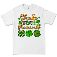 White St. Patrick's Shake your shamrocks Premium Tee - OliviaCreatesArt