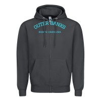 Smoke north carolina outer banks obx nc beach gift long sleeve t shirt Zipper Hoodie - linhVisuals