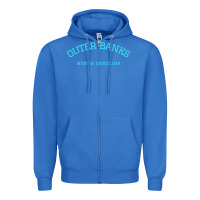 True Royal north carolina outer banks obx nc beach gift long sleeve t shirt Zipper Hoodie - linhVisuals