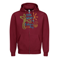 Burgundy now where's my cabana boy, beach palm tree coconut t shirt Zipper Hoodie - linhVisuals