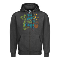 Charcoal Heather now where's my cabana boy, beach palm tree coconut t shirt Zipper Hoodie - linhVisuals