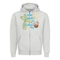 Dove Grey now where's my cabana boy, beach palm tree coconut t shirt Zipper Hoodie - linhVisuals