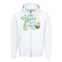 White now where's my cabana boy, beach palm tree coconut t shirt Zipper Hoodie - linhVisuals